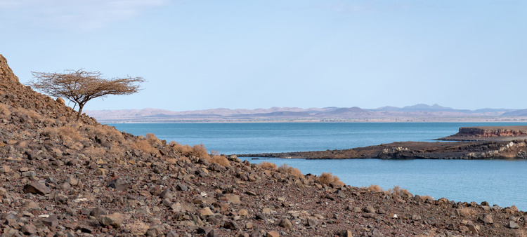 The Lake Turkana in Kenya